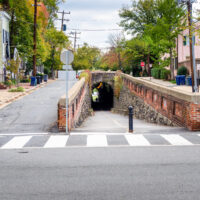 Pedestrian,And,Bicycle,Tunnel,Going,Under,A,Street,In,Old
